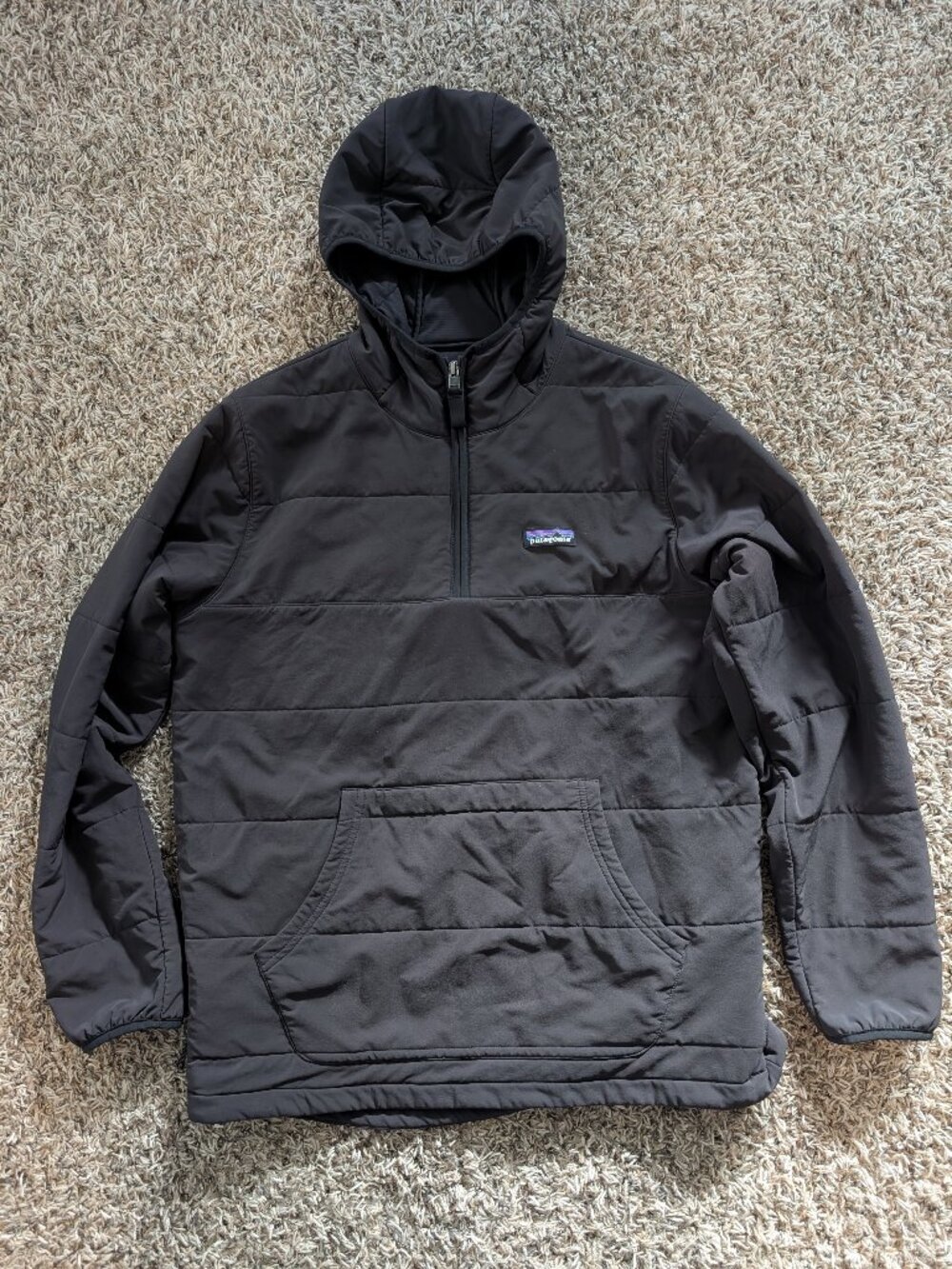 Patagonia Men's Pack In Pullover Hoody - Black - Medium